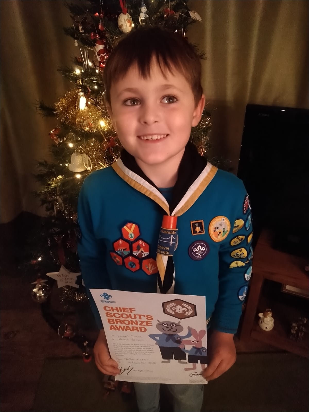 Bronze Chief Scout Award Hessle Scout Group